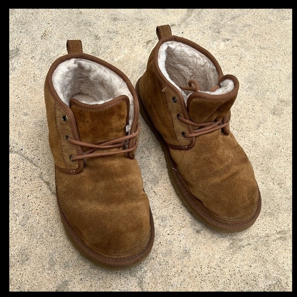 UGG Men's Neumel Chestnut Suede Casual Boot Size 10 - Picture 1 of 10